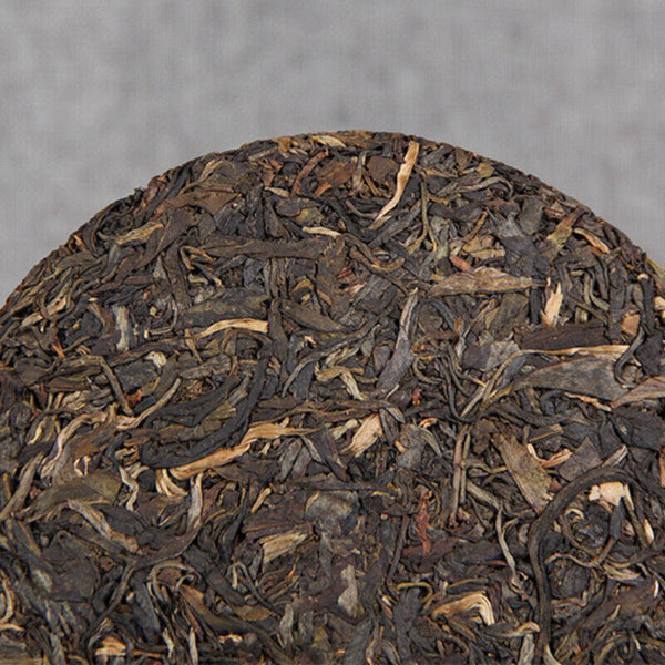 HelloYoung Puerh Green Tea Pu-Erh Tea Pressing Process Cha Pu'er Tea Cake Craft Tea 357g