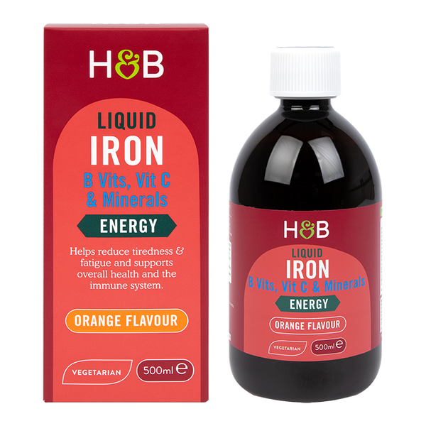Heber Rui Liquid Iron Supplement Oral Liquid VC VitaminB Folic Acid 500ml/bottle