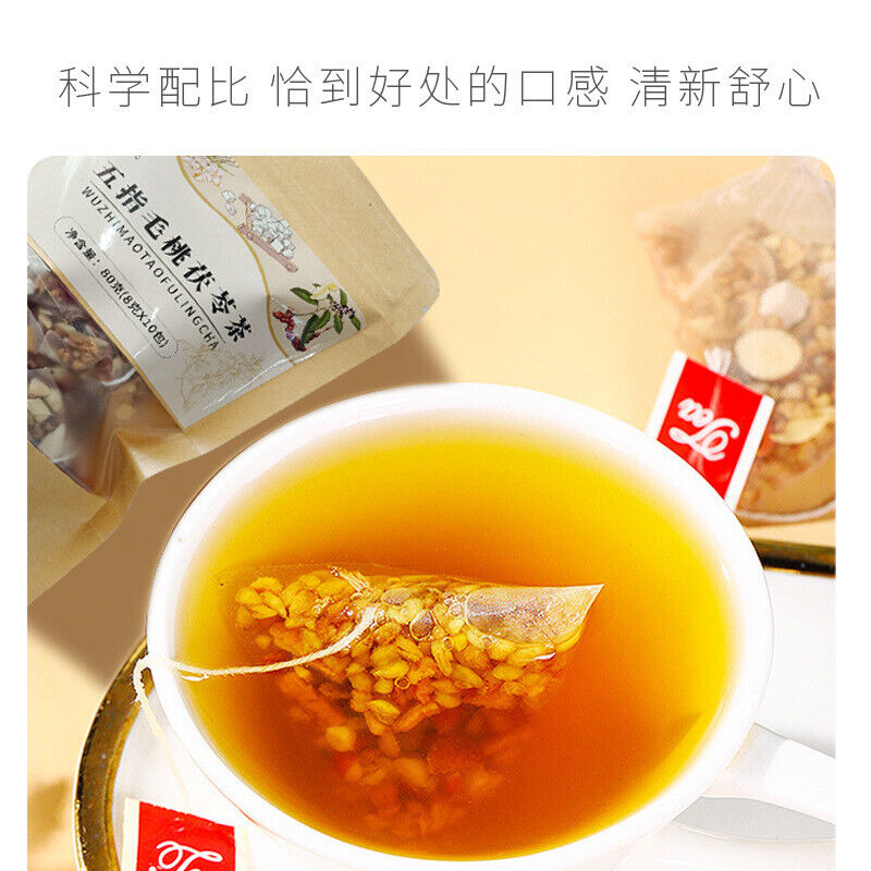 Triangle Bags Herbal Blend Coix Seed Buckwheat Ficus Hirta Poria Tea