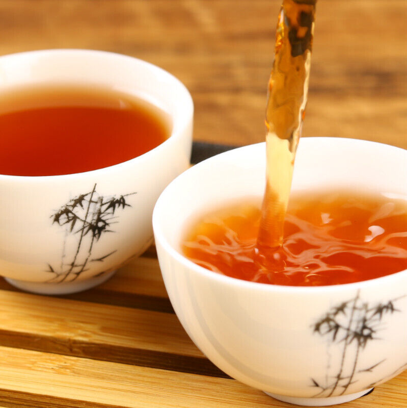 500g Black Tea Puerh Tea,Golden Bud Old Tea Head Menghai Ripe Tea