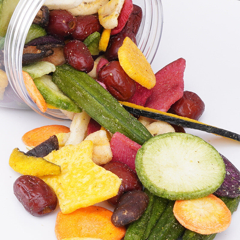 Dried Fruit and Vegetable Mixed Crispy Fruit Vegetable Healthy Vegetarian Snacks Secondary image