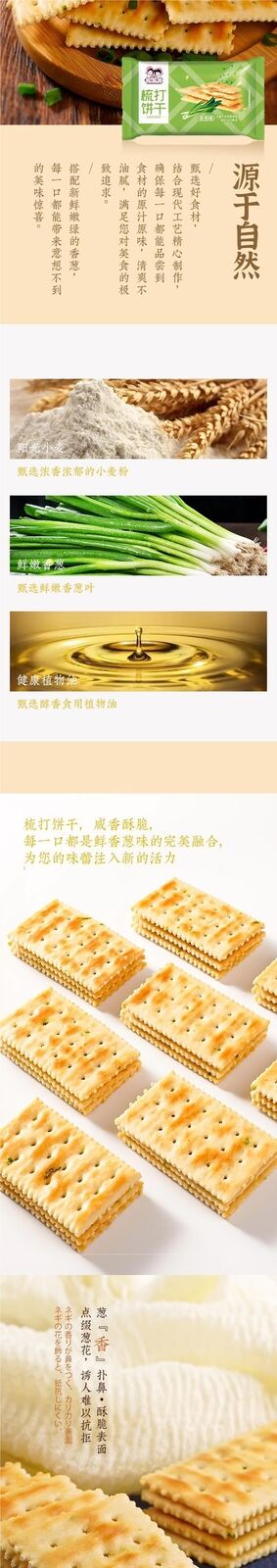 Savory Onion Soda Crackers Healthy Snack with Convenient Individual Packs
