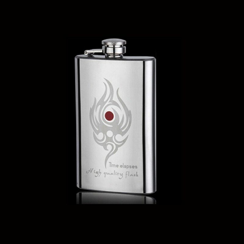 Stainless Steel Liquor Whisky Alcohol Portable Drinkware Flagon  Vodka Hip Flask