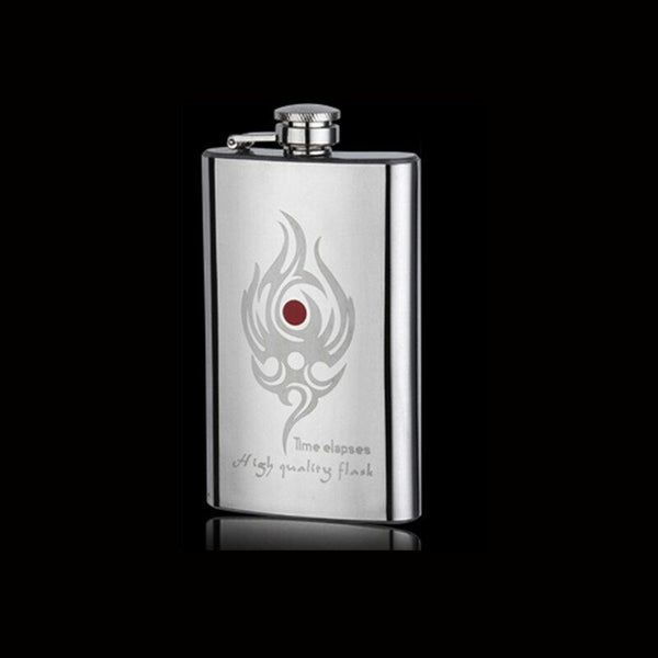 Stainless Steel Liquor Whisky Alcohol Portable Drinkware Flagon  Vodka Hip Flask