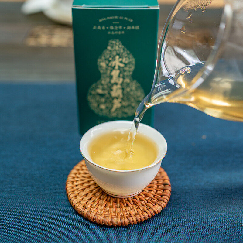 HelloYoung 150/serving Iceland Gourd Raw Puerh Tea Handmade Tea Yunnan Ancient Tree Raw Tea