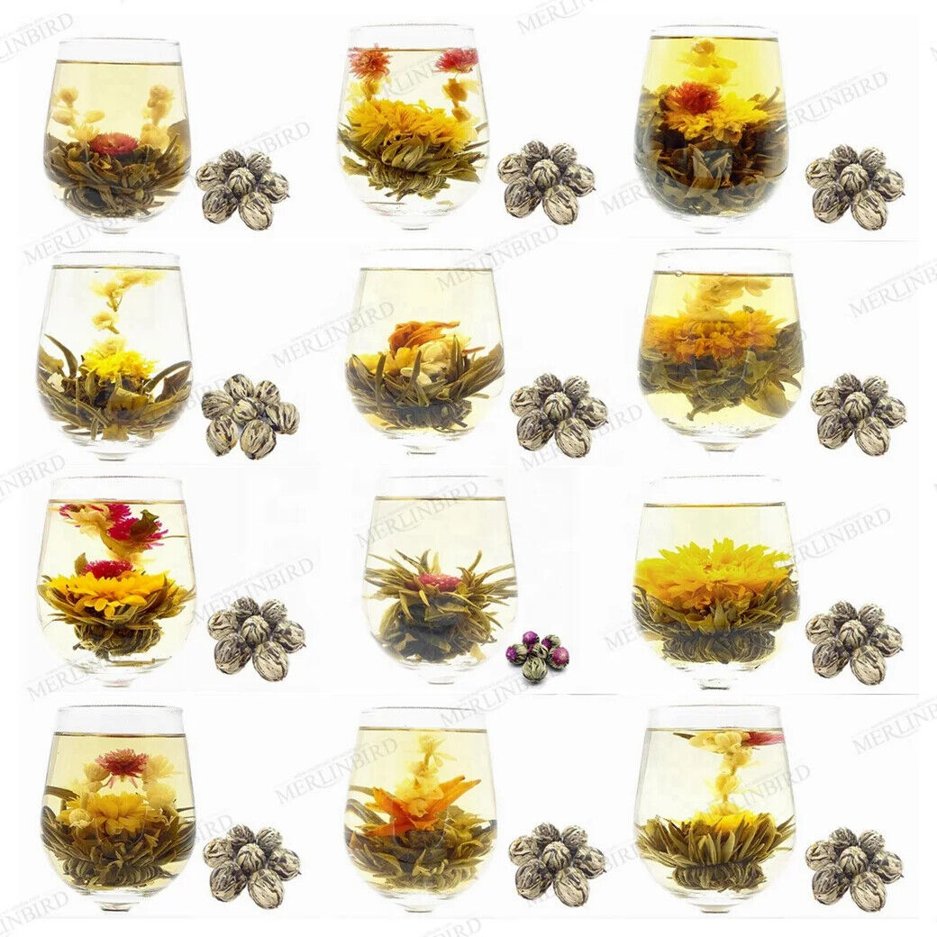 Handmade Gomphrena 20 Flavors of Blooming Flower Tea Ball 20pcs Main image