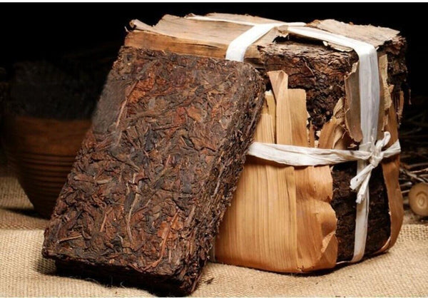 HelloYoung Raw Puer Tea Oldest Puer Tea Ansestor Antique Honey Sweet Dull-red Puer Tea 250g
