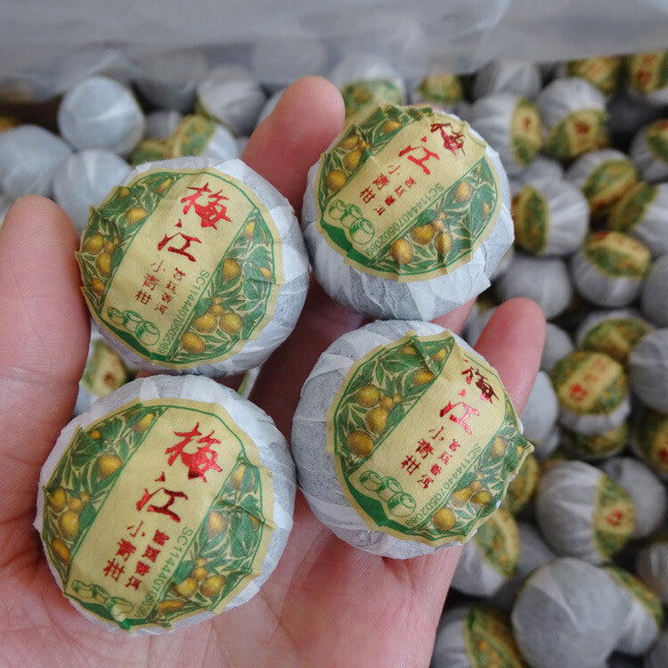 Premium Fruity Citrus Xinhui Small Green Citrus Peel Tea Puerh Tea 500h
