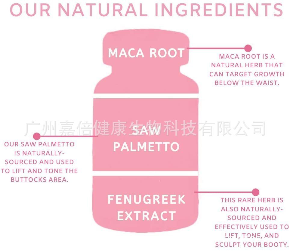 Boobs and Shaping Curves Breast and Buttocks Enhancement Capsules for Lifting