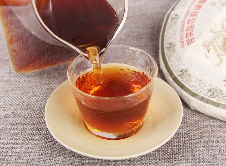 Ripe Puerh Compressed Tea High Cost-effective Yunnan Qizi Puer Tea Cake