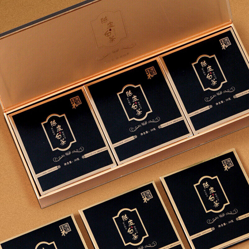 陈皮white tea黑金福鼎Old White Tea Gongmei Shoumei Small Square Tea Cake Tea Gift Set Main image