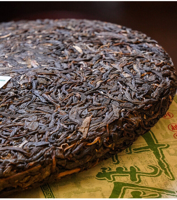HelloYoung 357g Puerh Raw Tea Cake Menghai Raw Tea Cake Yunnan Pu'er Tea