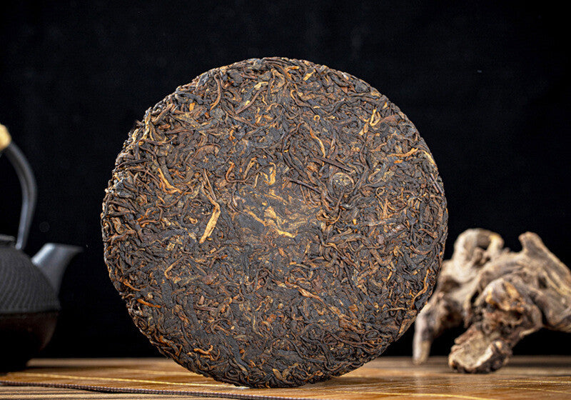 357g Aged Ancient Tree Pu'er Tea Ripe Tea Mengku Iceland Palace Qizi Cake Tea