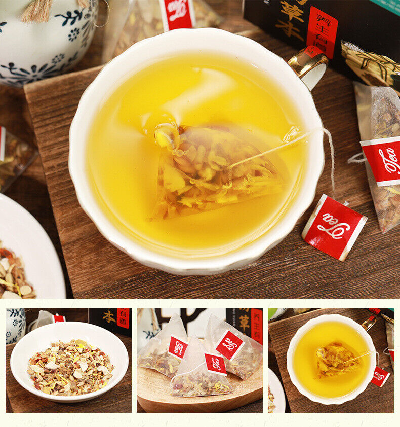HelloYoung 150G Luo Han Qing Run tea licorice geranium jujube health Qing Run Luo Han