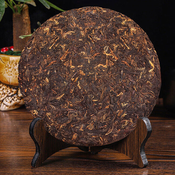 Lao Banzhang Ancient Tree Tea Leaves 357g Yunnan Aged Ripe Pu Pu'er Ripe Tea