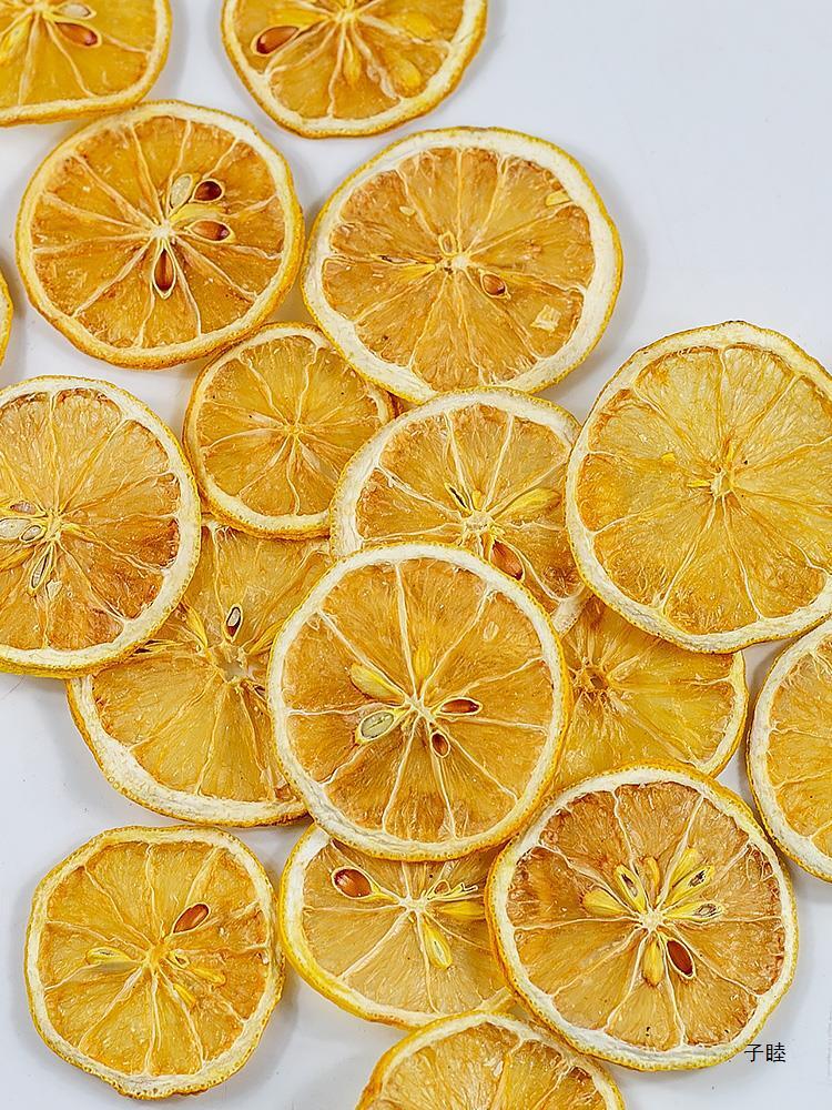 Dried lemon slices for tea, freeze-dried fruit tea fresh lemon, lime, flower tea Secondary image