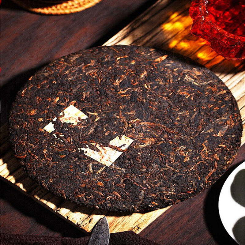 357g Pu'er Tea Cake China Yunnan Qizi Wild Mountain Tea Premium Black Puerh Cha Main image