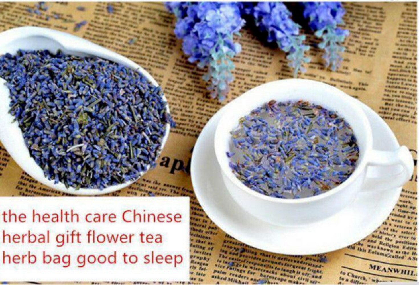 Lavender Flower Tea 50g Organic Sleep Beauty Secondary image
