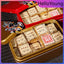 250g Old Pu'er Black Tea Ripe Puer Tea Brick Cooked Puerh Yellow Iron Box Yunnan