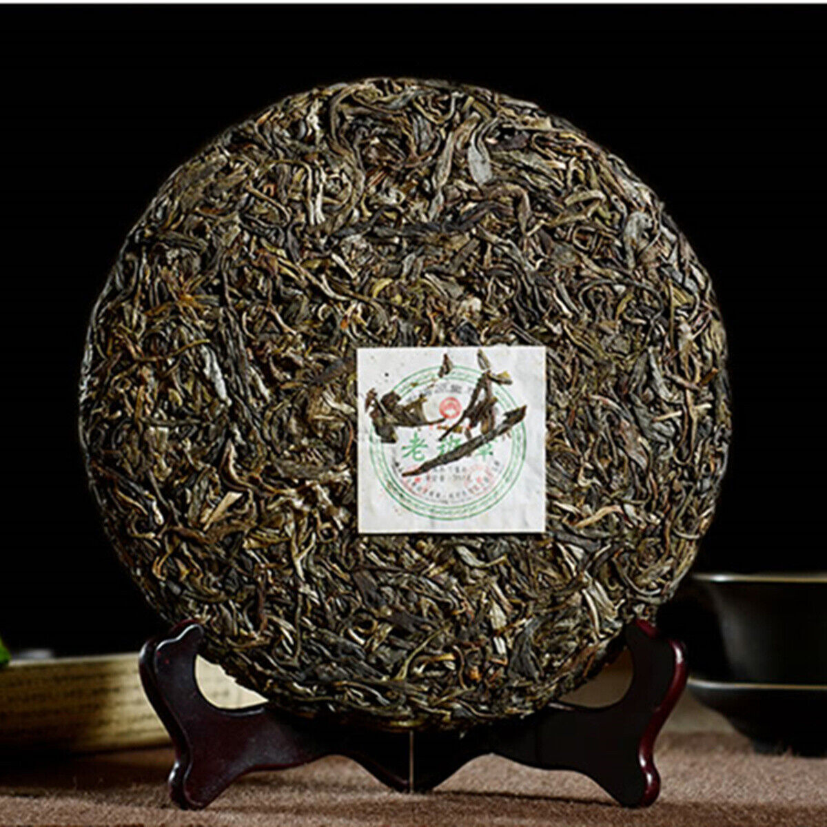 HelloYoung Lao Ban Zhang Aged Puerh Tea 茶 Chinese Yunnan Cha Pu-erh Tea Sheng Puer Tea 357g