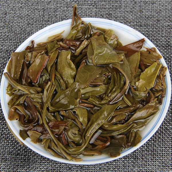 357g Early Spring Raw Puer Tea Qi Zi Bing Cha Unfermented Puer Tea Cake