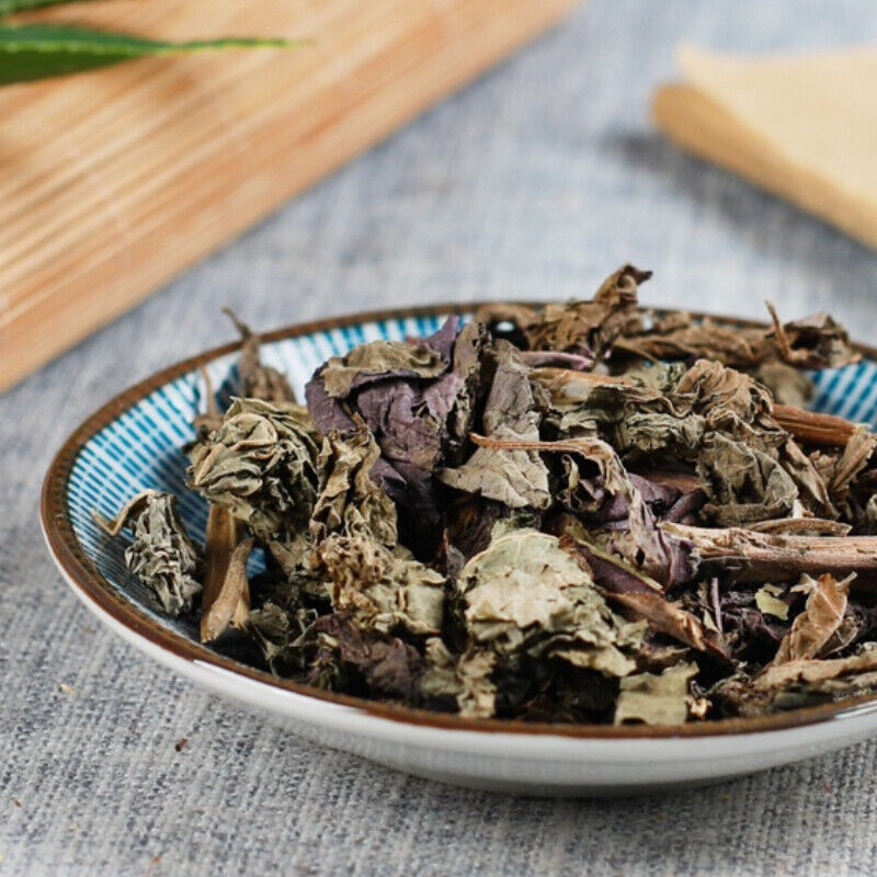 HelloYoung Health  Suye Perilla Leaves Organic Chinese Herbal Tea 50g /250g 苏叶 紫苏叶 Main image