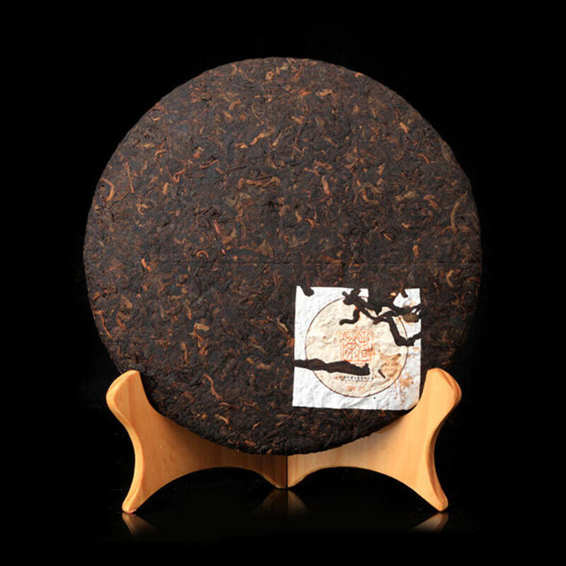 Spring Tea Yunnan Aged Tea Brown Yellow Seal Puerh Tea Ripe Cake Tea 357g Secondary image
