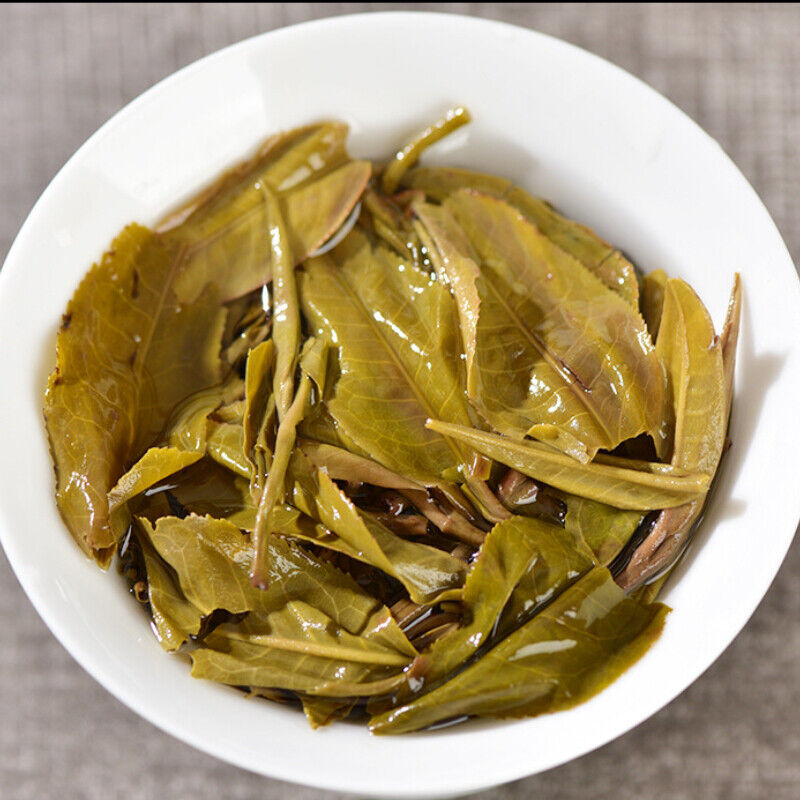 HelloYoung 357g Natural Big Leaf Pu'er Green Tea Health Yunnan Spring Pu-Erh Tea