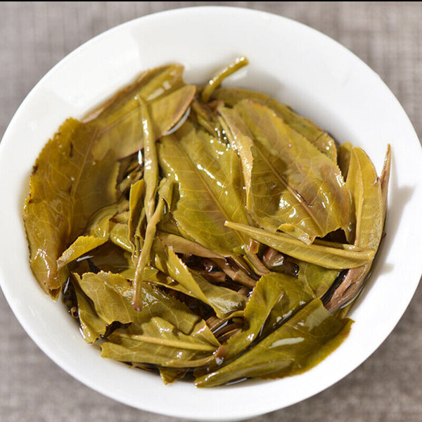 HelloYoung 357g Natural Big Leaf Pu'er Green Tea Health Yunnan Spring Pu-Erh Tea