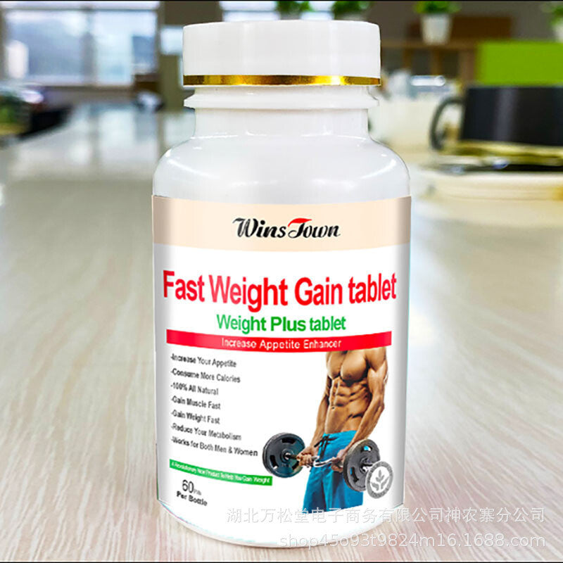 Fast Weight Gain Tablets – Herb-Based Weight Gainer Plus Pills 60 Tablets