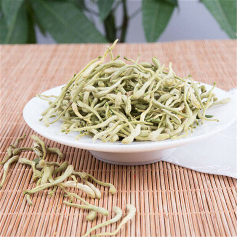 HelloYoung Organic Honeysuckle - Loose Buds Tea Natural Jin Yin Hua Ecology Loose Leaf Tea Secondary image