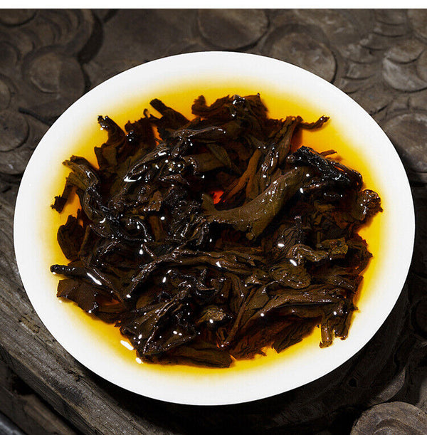 HelloYoung Lao Banzhang Puerh Ripe Tea Cake Menghai Brown Mountain Seven Cakes 357g/12.59oz