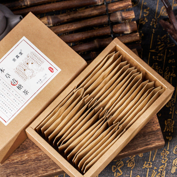 Herbal Tea with Kudzu Corn Silk Hawthorn and Qing Qian Liu for Detox Tea Bags