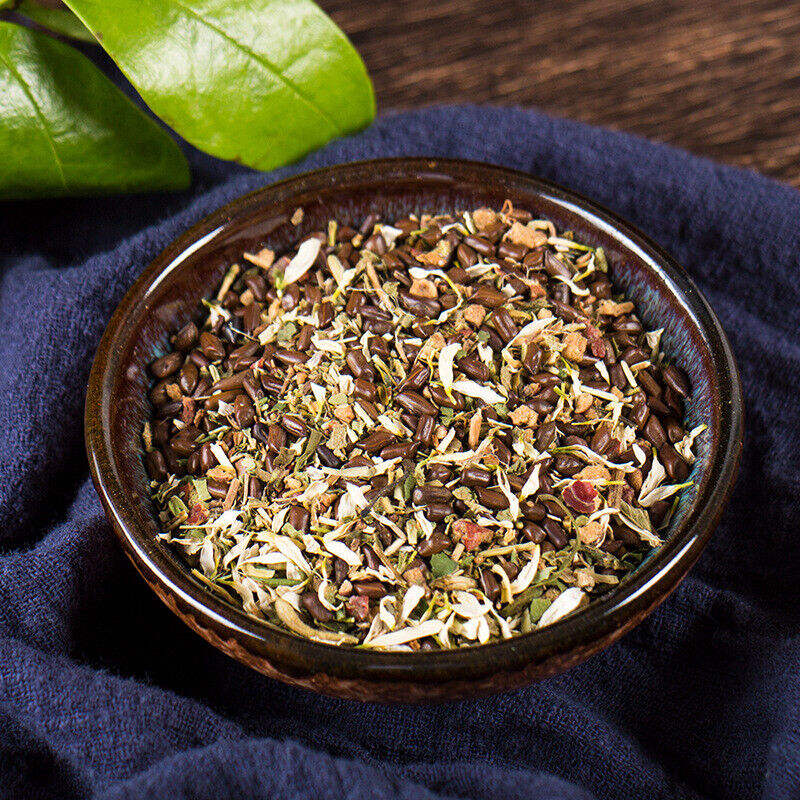 HelloYoung 150g Mint Cassia Rose Red Dates Herbal Tea Natural Organic Herbs Tea Sanqingcha