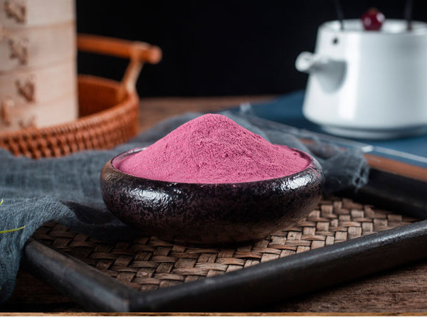 520g Edible Dietary Fiber Meal Replacement Vegetable Powder Purple Kale Powder
