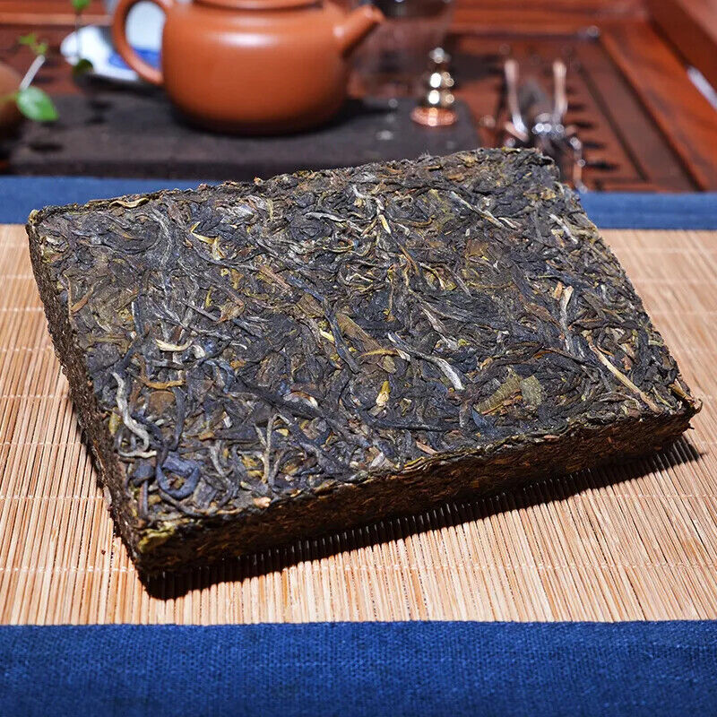 HelloYoung green tea Pu Er Tea Puerh Home Tea Yunnan Old Raw Health Care Black 250g