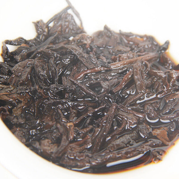 Lao Ban Zhang Ripe Puer Tea Cake Fermented Puerh Organic Tea Cake 357g/12.59oz