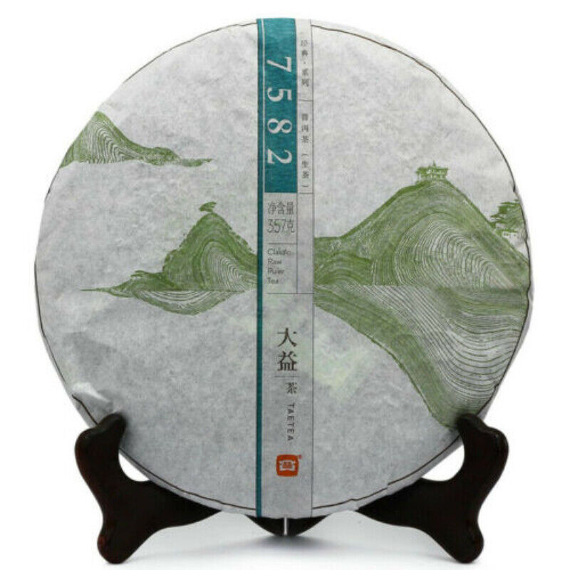 HelloYoung Puer Tea Yunnan Ecology Menghai Dayi Puerh TAETEA7582 Classic Cha Pu'er Tea 357g