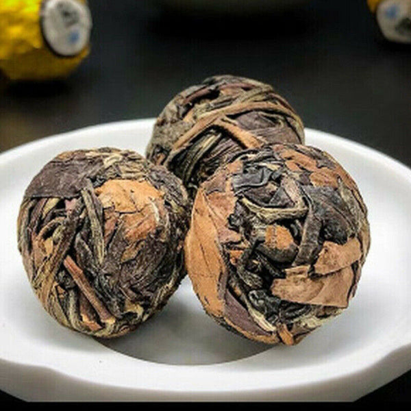 HelloYoung Organic Ball-shaped White TeaWild Old Ecology Tree Fuding Shoumei White Tea 500g