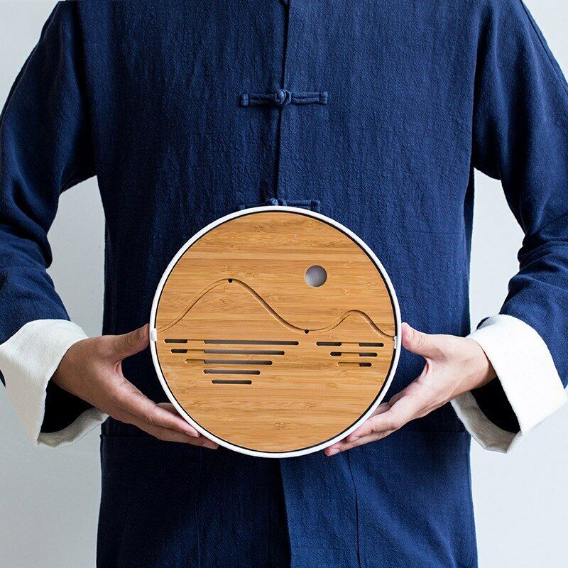 Tea Tray Bamboo Tea Tray Chinese Kung Fu Tea Set Tea Traditional Tea Set Tray