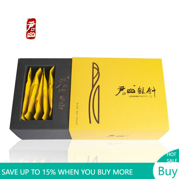Top Grade Nonpareil Jun Shan Yin Zhen China Yellow Tea JunShan YinZhen 5g*10