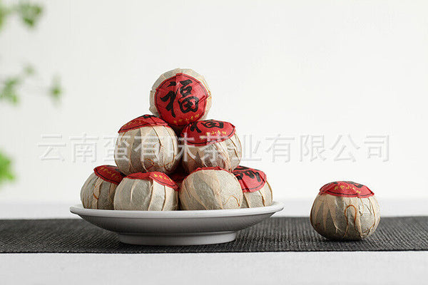 HelloYoung 500g Xinhui Xiaoqingkang Pu'er tea ( Fu Zi ) Xiaoqingkang ripe tea tea leaves