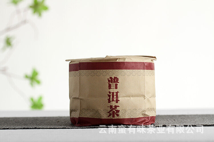 HelloYoung Yunnan Pu'er Tea Big Tree Old Tree Tea 100g Brown Ripe Cake (Chong)