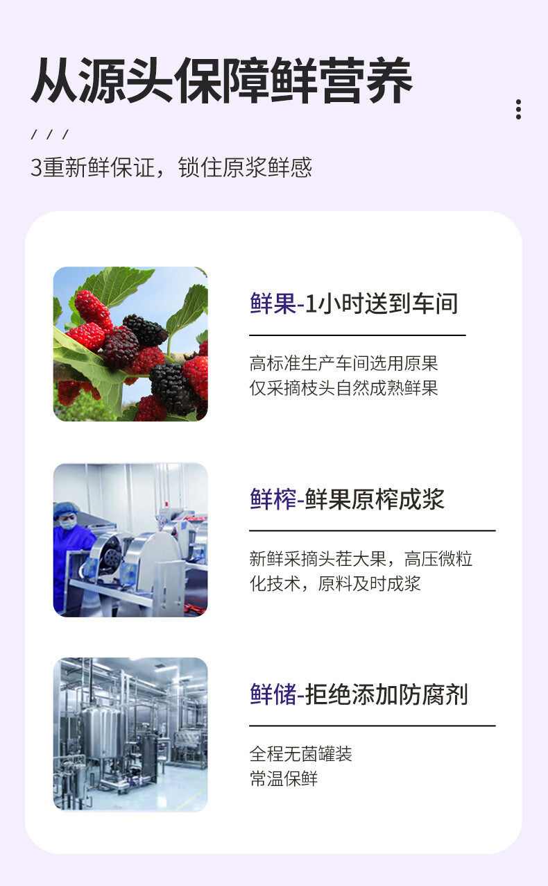 Ningxia Black Goji Herbal Drink,Mulberry Puree Sea Buckthorn Goji Berry Juice