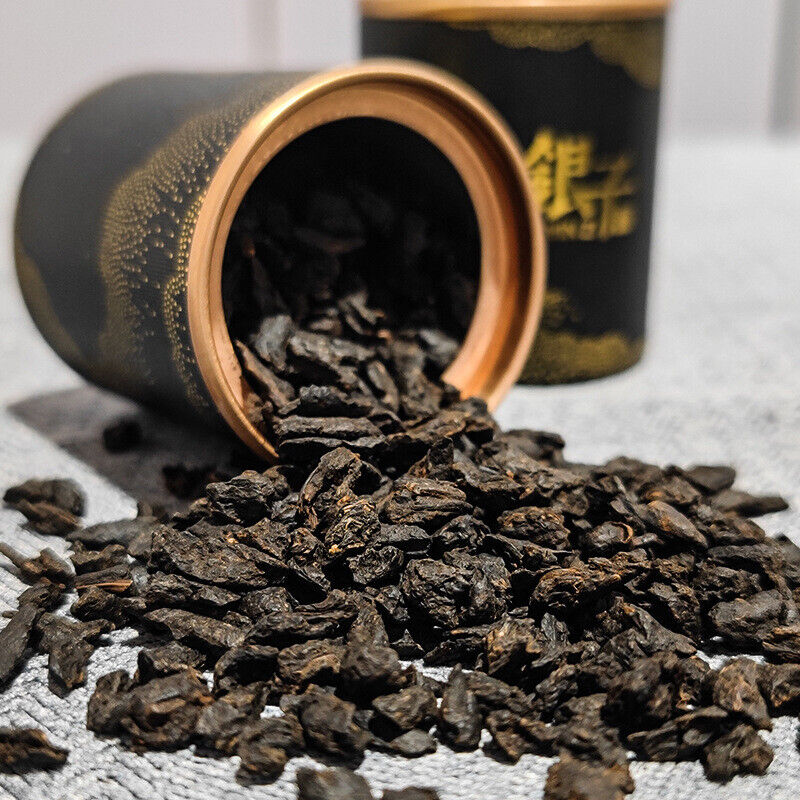 Tangli Spring Crushed Silver Cooked Pu'er Tea Sticky Fragrance Premium Tea 36g