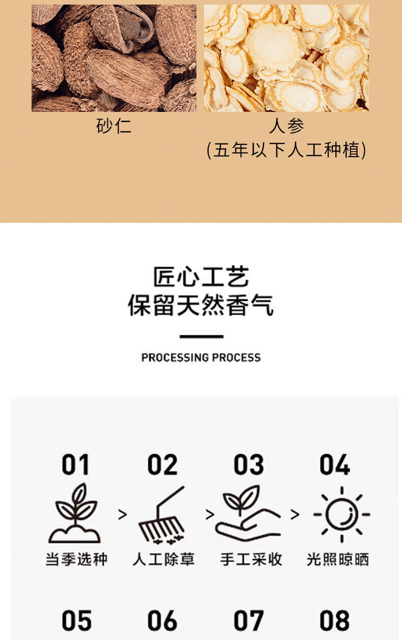 HelloYoung 25 packs of 250g Five Finger Peach Poria Cocos Soil Poria Cocos Grab Dragon Tea