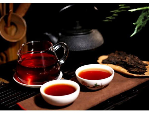 Jingmai Yunnan Ripe Pu-erh Tea Cake 357g 2019 Aged King of Tea Six-Tile
