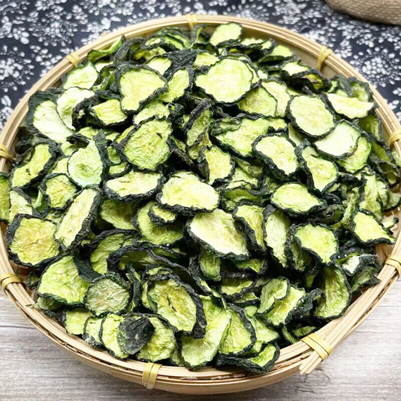 Dehydrated Cucumber Slices Dry Vegetable Snack Healthy Breakfast Side Dish