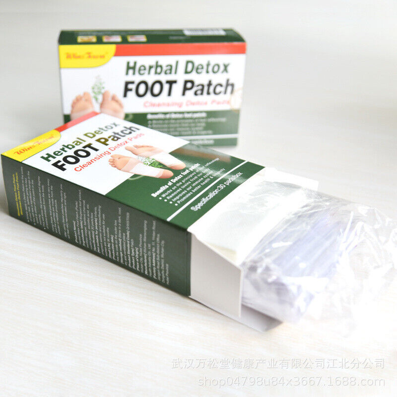 Detox Slimming Wormwood Bamboo Charcoal Foot Patch Herbal Detox Foot Patch 30pad Secondary image