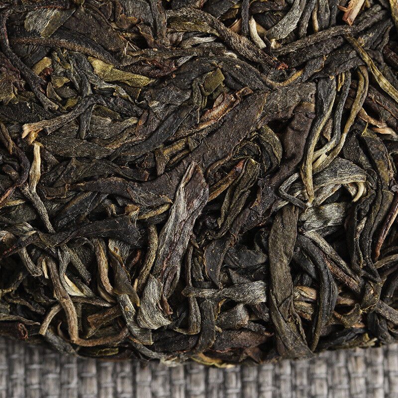 HelloYoung 357g Yunnan Pu'er Tea Old Pu'er Raw Tea Seven Seed Organic Cake Tea